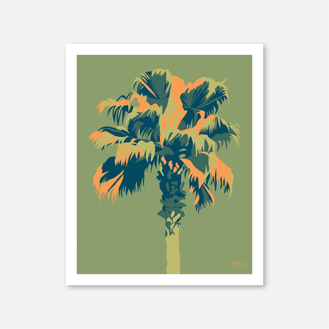 Palm Tree Pop Art Print