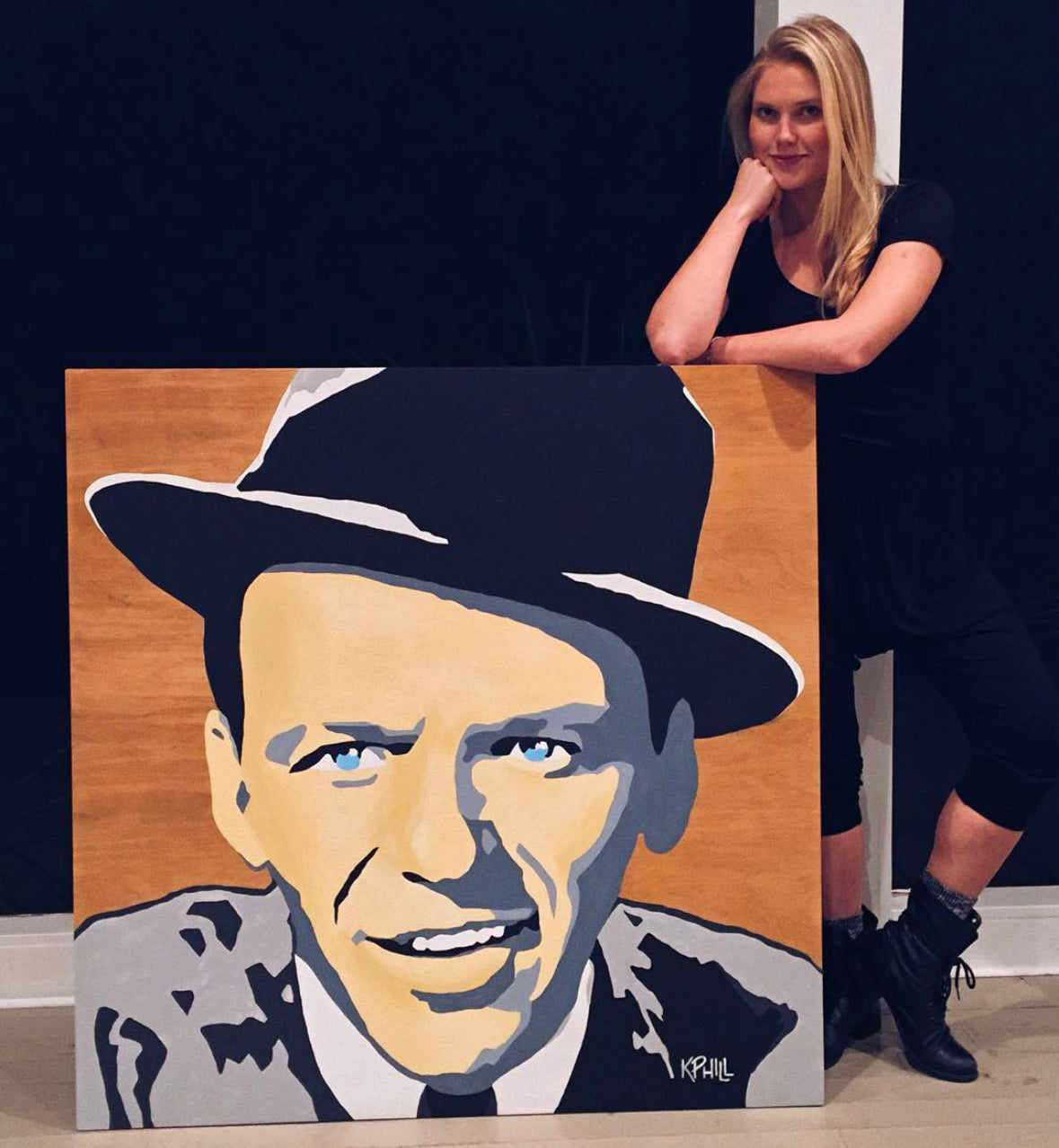 Frank Sinatra Pop Art (Original Painting)