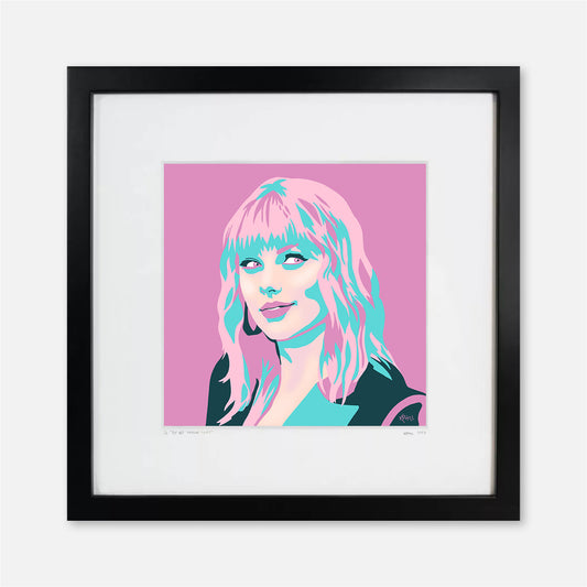 Framed Taylor Swift Print