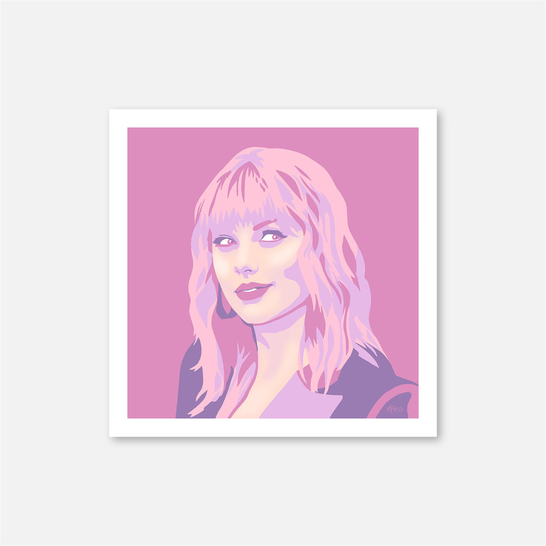 Taylor Swift Pop Art Print