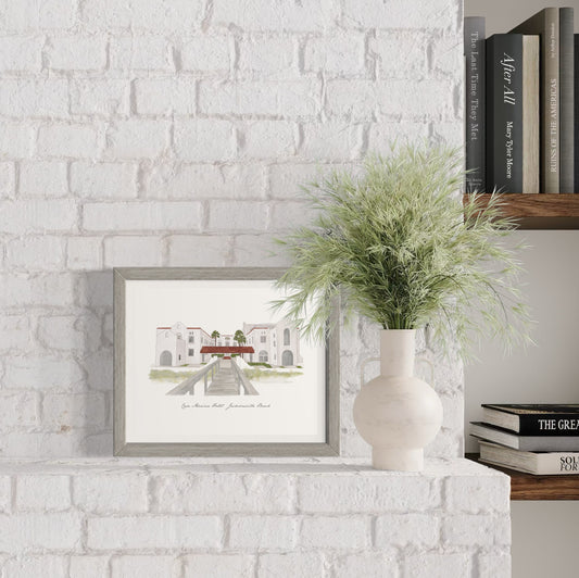 Casa Marina Hotel Art Print – A Tribute to Jacksonville Beach History